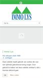 Mobile Screenshot of immo-lys.be