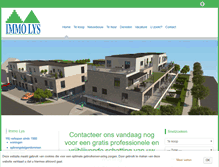 Tablet Screenshot of immo-lys.be